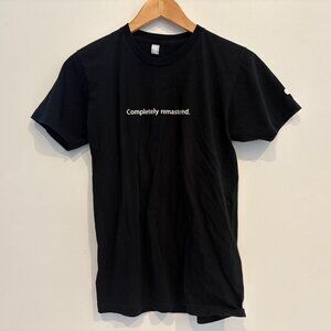 Apple iPod Nano Employee T Shirt Womens Size S Black Promo Double Sided